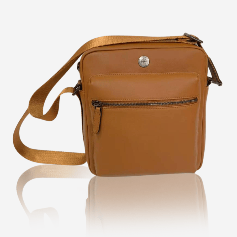 Journeyman Leather Leather Crossbody iPad Tan LB1107