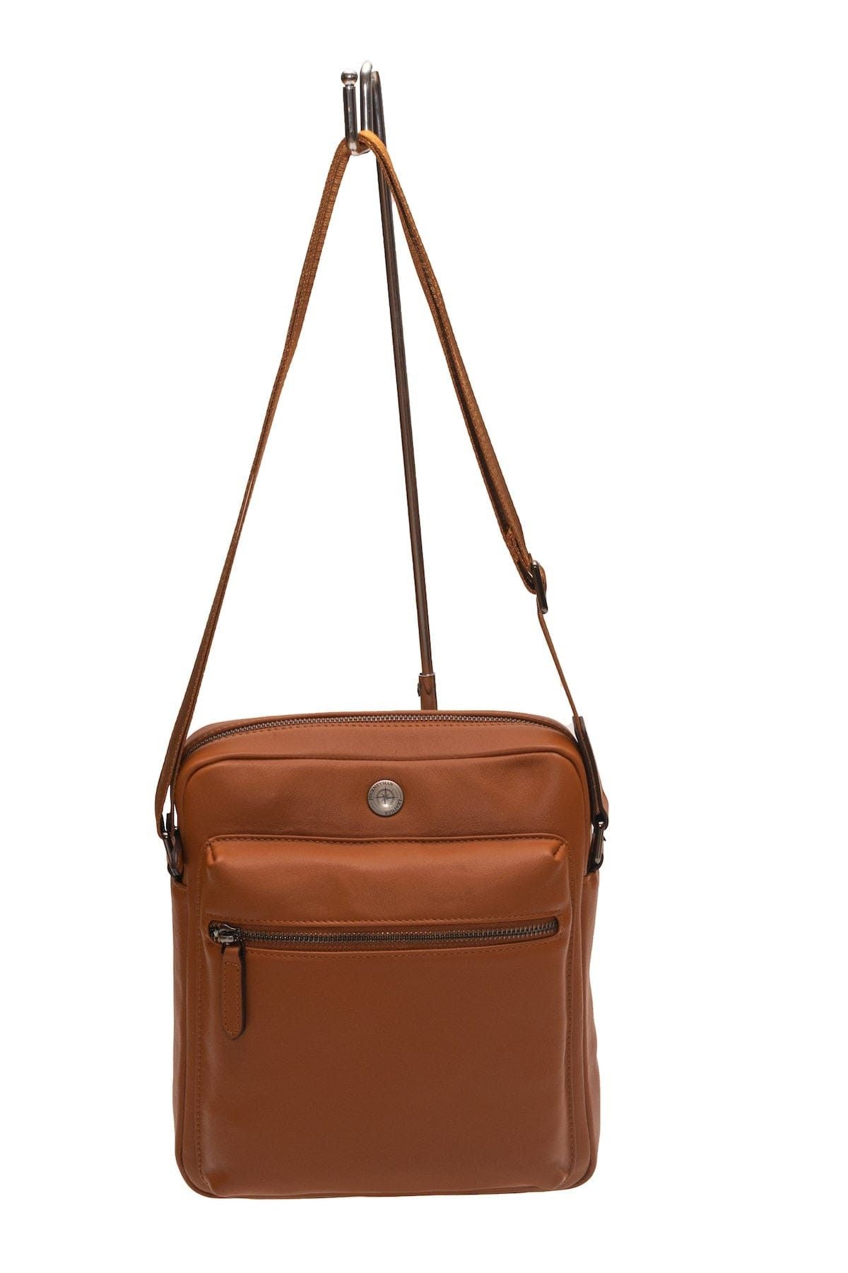 Journeyman Leather Leather Crossbody iPad Tan LB1107