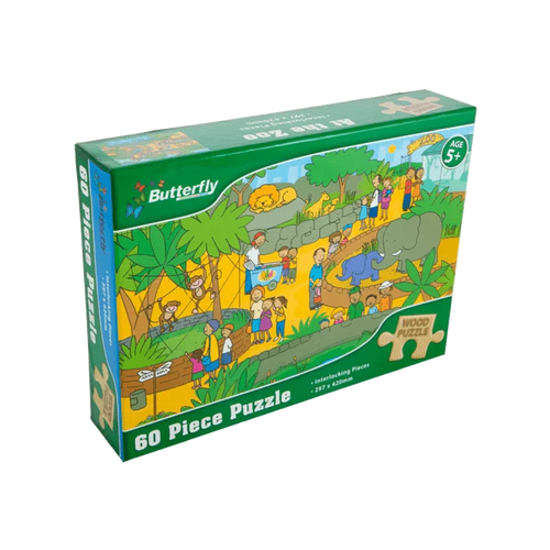 Butterfly Wooden Puzzle A4 60 Piece Assorted Designs