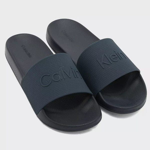 Calvin Klein Pool Slide Rubber Slide Navy
