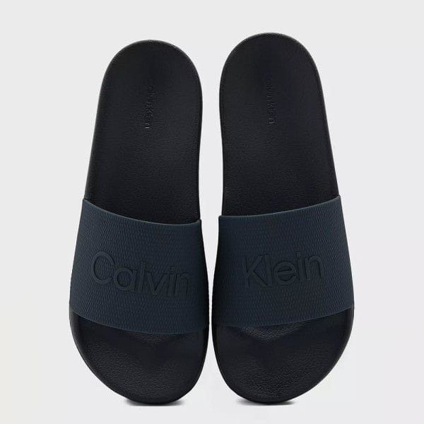 Calvin Klein Pool Slide Rubber Slide Navy
