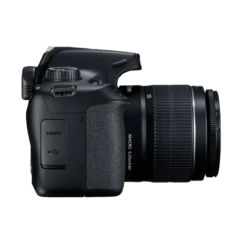 Canon 4000D 18MP DSLR Starter Bundle - Black