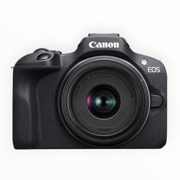 Canon EOS R100 Mirrorless Camera + RF-S 18-45mm Lens