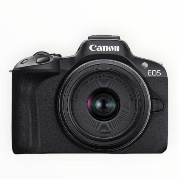 Canon EOS R50 Mirrorless Camera with 18-45mm Lens with Bag and SD Card