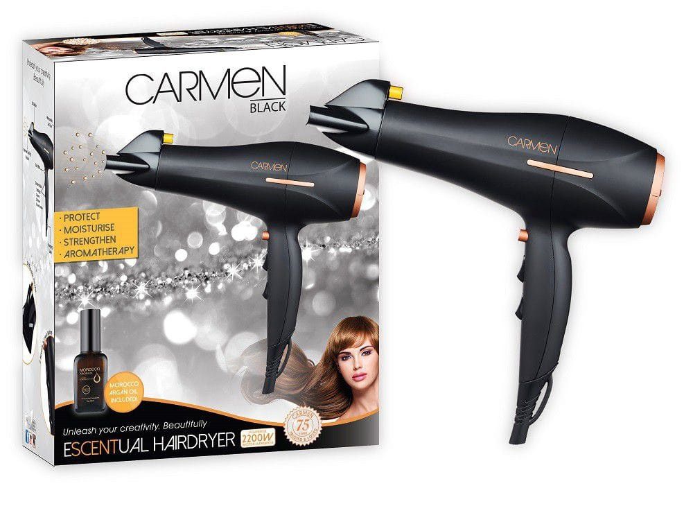 Carmen Argan Oil 2200W Hair Dryer | Aromatherapy Escentual Series SEL-5168