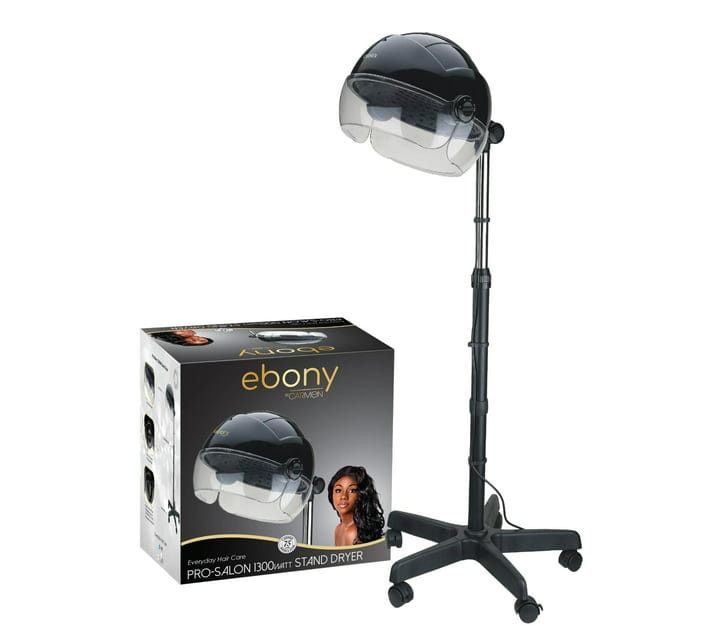 Carmen Ebony Pro-Salon Stand Dryer 1300W SEL-5141