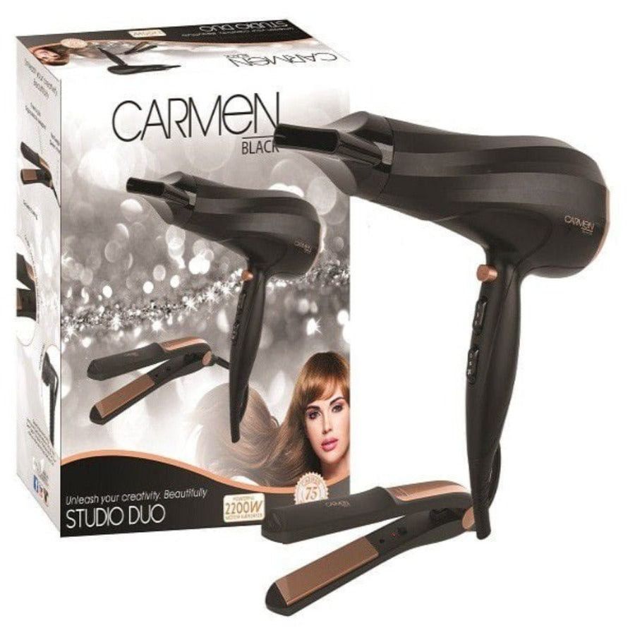 Carmen Hair Dryer & Straightener Set | Rose Gold Collection SEL-1937