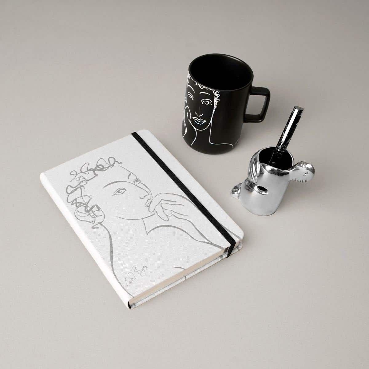 Carrol Boyes Notebook Set Reminisce Linen SET-NBLA5-RMN