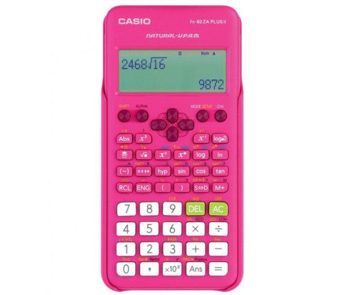 Casio Calculator Plus II Scientific Pink FX-82ZA