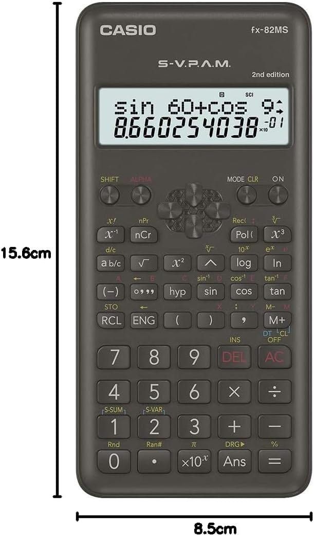 Casio FX-82MS-2 2nd Edition Scientific Calculator