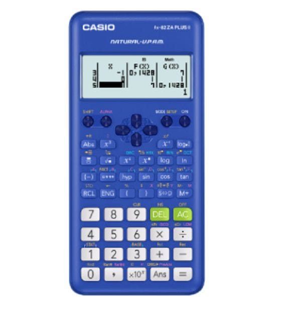 Casio Scientific Calculator FX-82ZA Plus II Blue