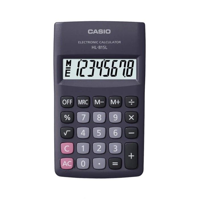 Casio Portable  Calculator Hl-815l Black