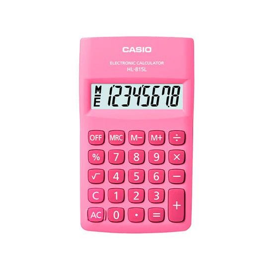 Casio Portable  Calculator Hl-815l Pink
