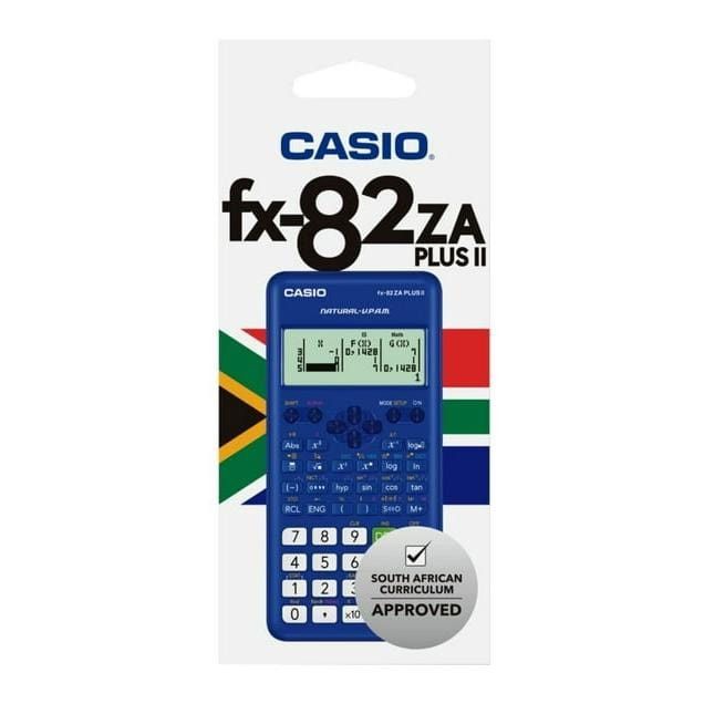 Casio Scientific Calculator FX-82ZA Plus II Blue