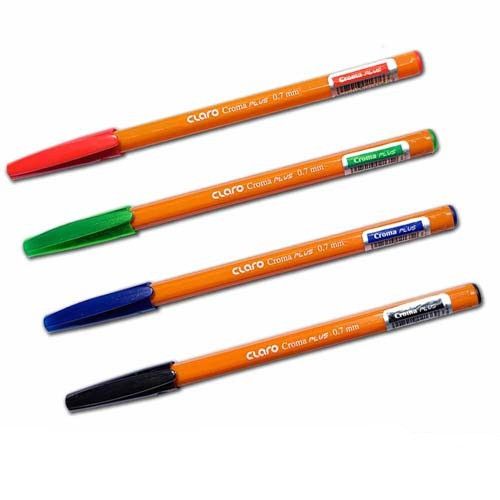 Claro Croma Plus 0.7MM Ball Point Pen Green Box of 50
