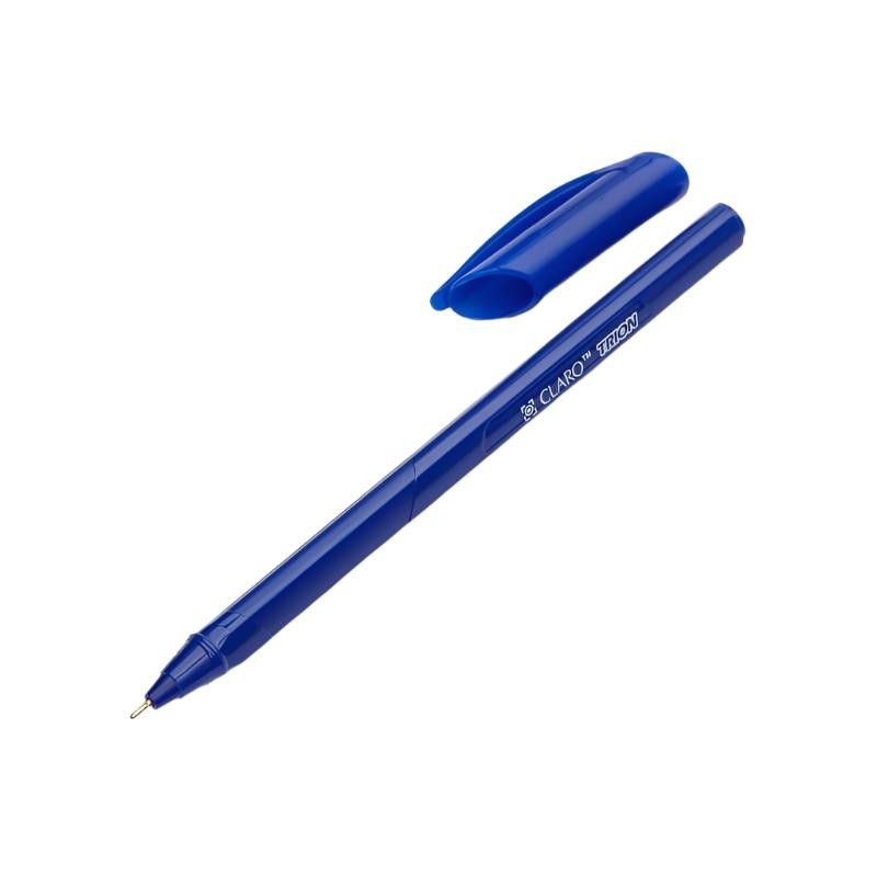 Claro Trion Ball Pen Blue 0.7mm Box of 60