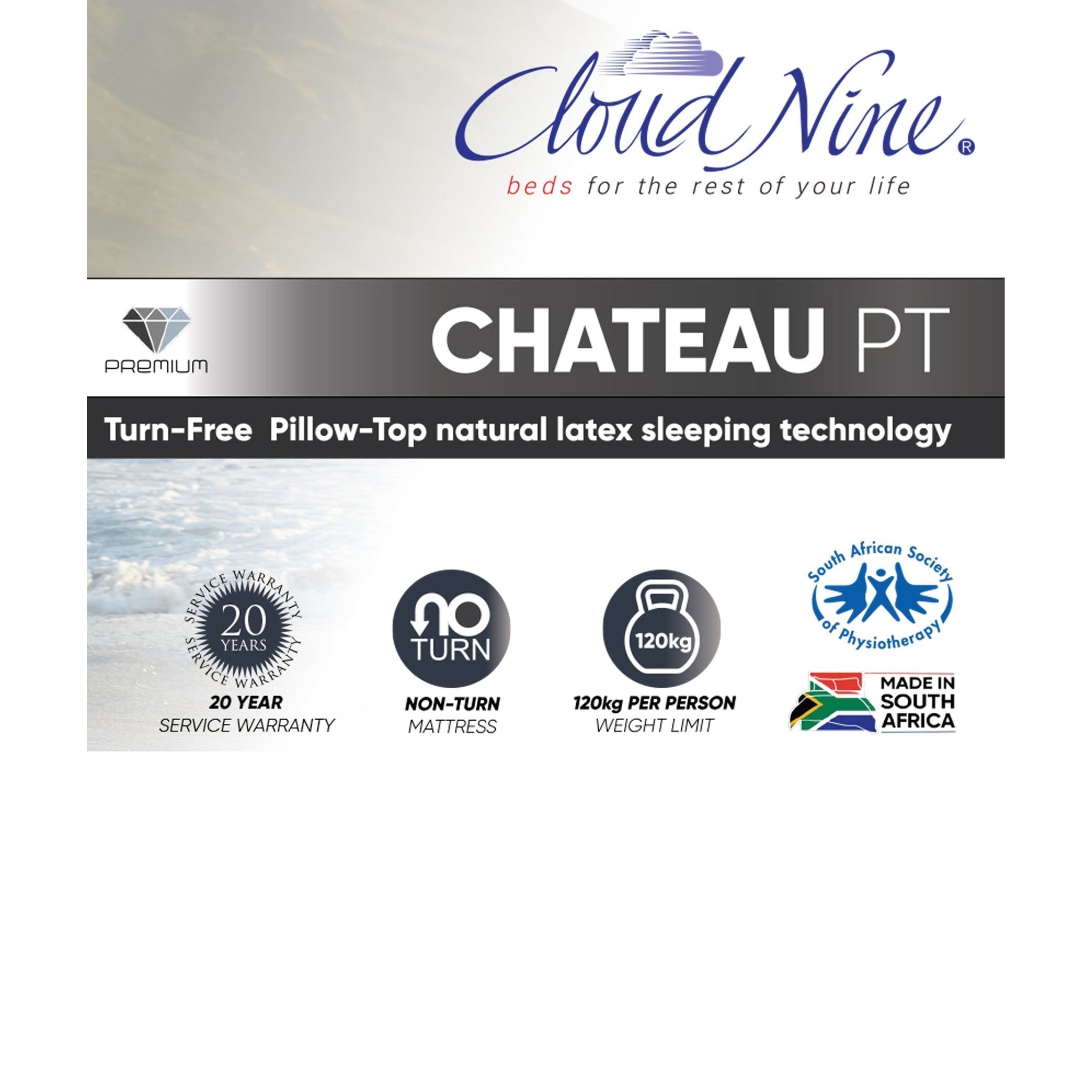 Cloud Nine Chateau PT Bed 3/4