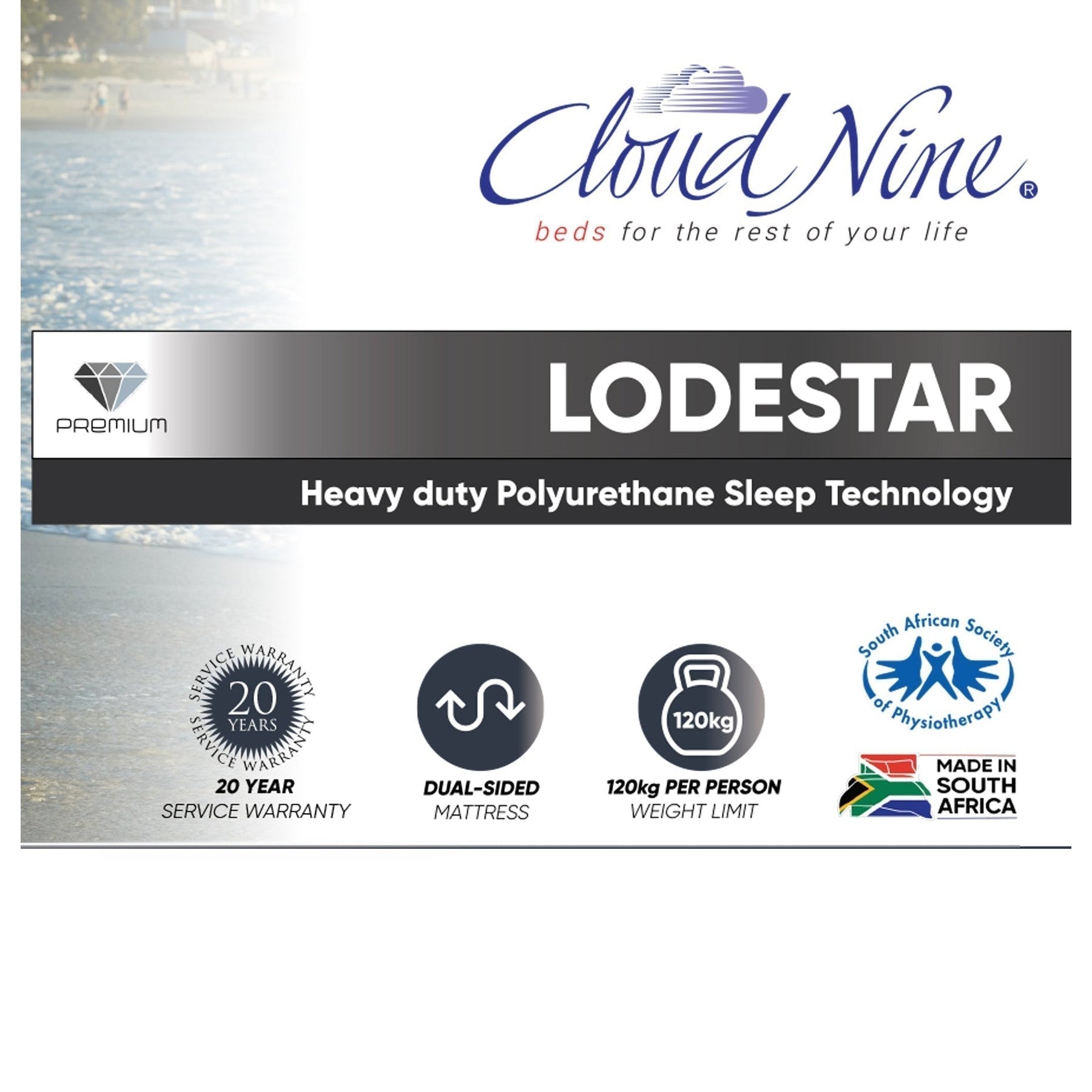 Cloud Nine Lodestar Bed Queen