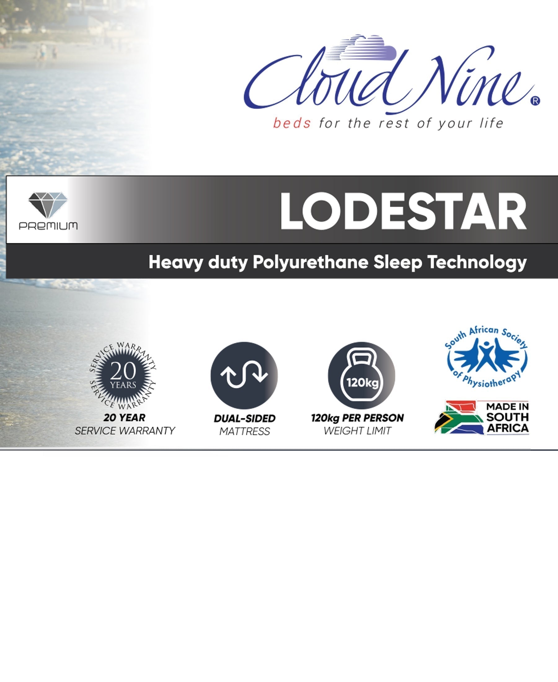 Cloud Nine Lodestar Bed 3/4