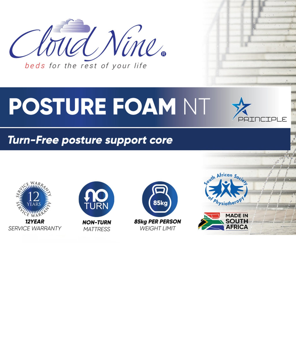 Cloud Nine Posture Foam NT Bed King