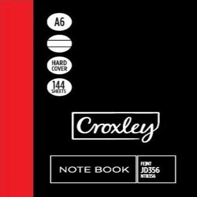 Croxley Notebook A6 Hard Cover 144 Page