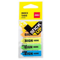 Deli Index Tabs 44X12Mm Tabs A113 02