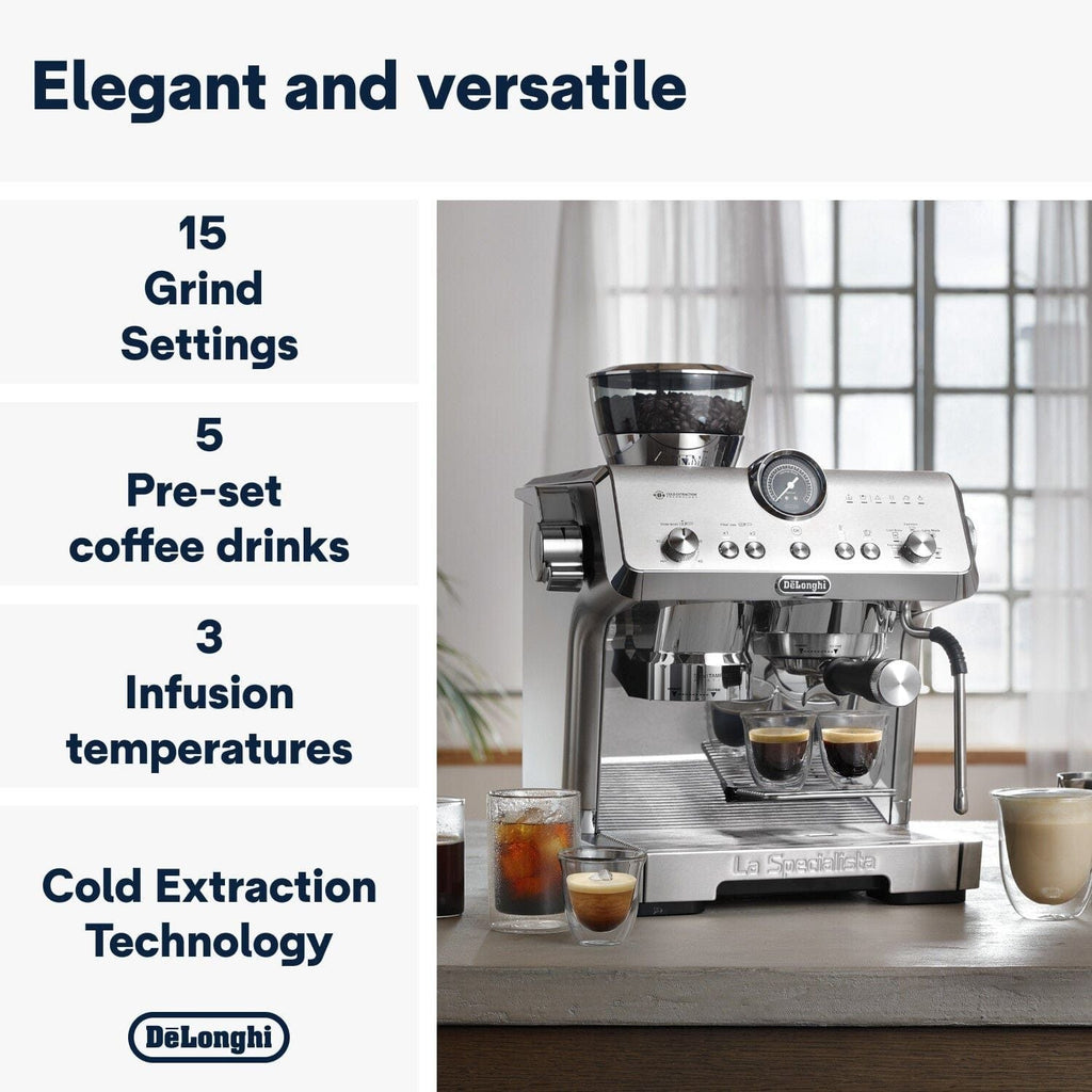 Delonghi La Specialista Opera Manual Pump Espresso Machine EC9555.M