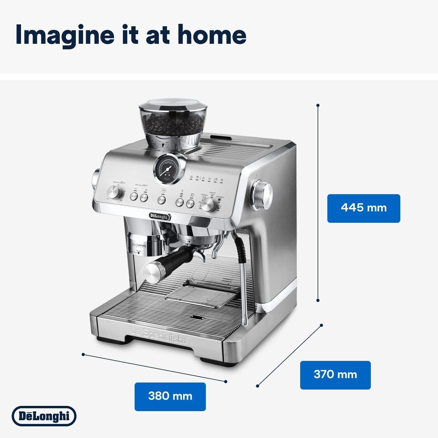 Delonghi La Specialista Opera Manual Pump Espresso Machine EC9555.M