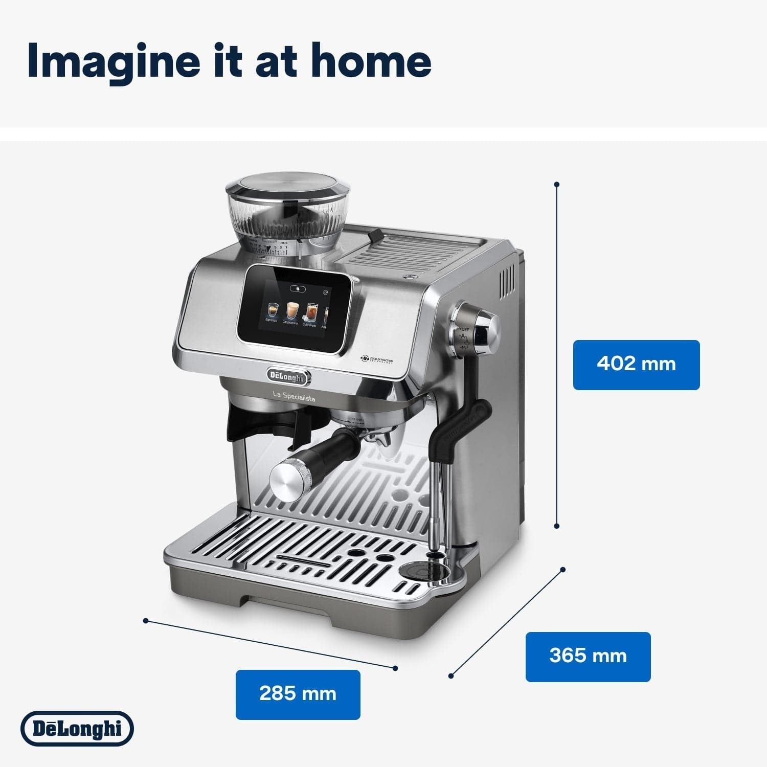 Delonghi La Specialista Touch Manual Pump Espresso Machine EC9455.M
