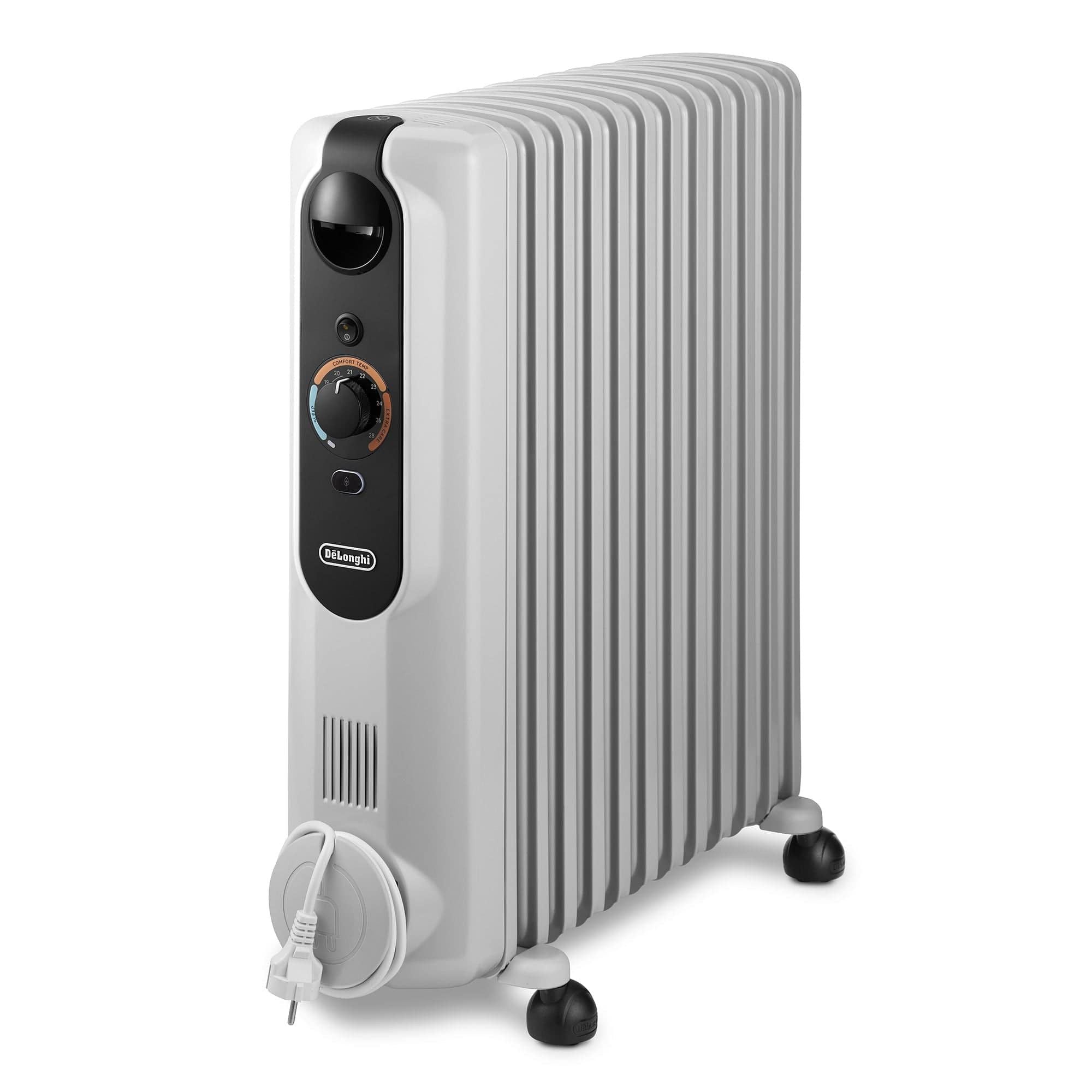 Delonghi  12 Fin Oil Heater Radia S with Comfort Temp TRRSE1225