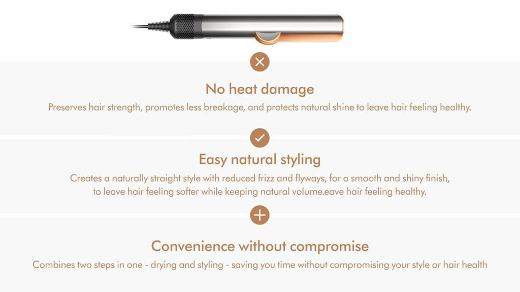 Dyson Airstrait™ Straightener Nickel/Copper  HT01