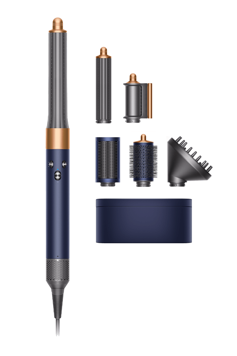Dyson HS05 Airwrap Multi-Styler and Dryer Complete Long Volumise Prussian Blue\ Copper- 581143-01