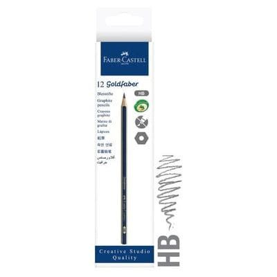 Faber Castell Goldfaber Pencils 1221 HB A112500 Box Of 12