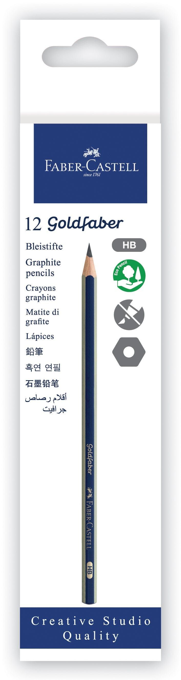 Faber Castell Goldfaber Pencils 1221 HB A112500 Box Of 12