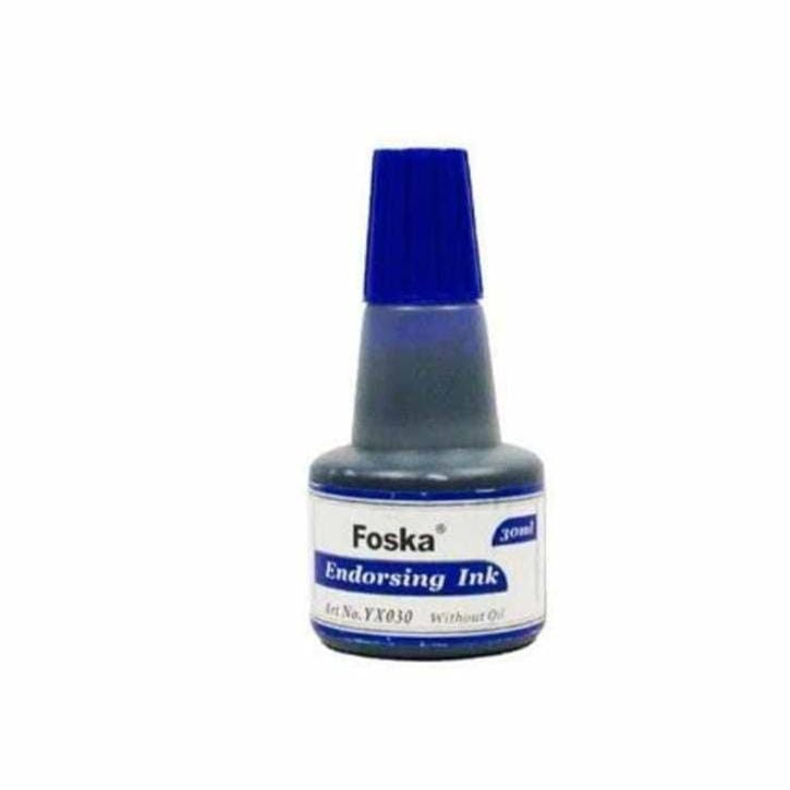 Foska Endorsing Ink 30ml Blue YX030