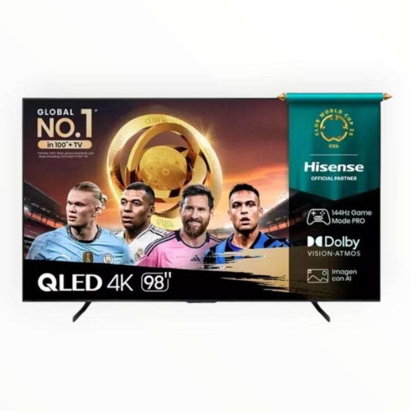 Hisense 98″ QLED 4K 144Hz VIDAA Smart TV 98Q6Q