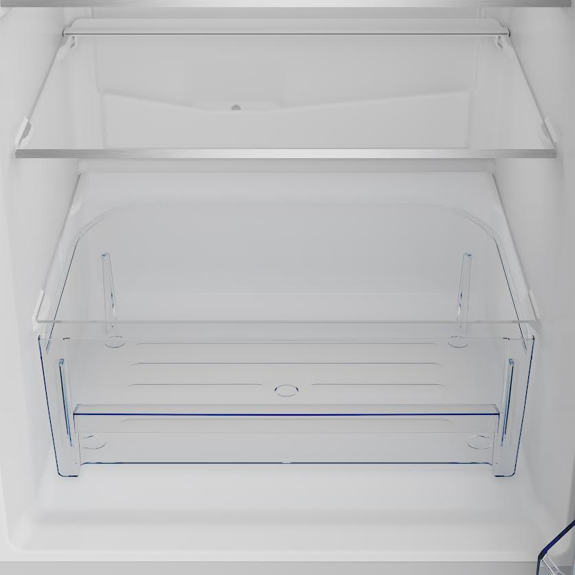 Defy 348L Black Glass Fridge with Slimline Water Dispenser Black