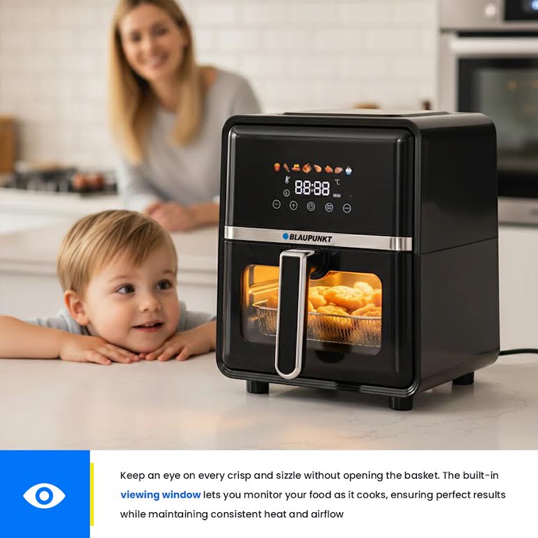 Blaupunkt 5L Digital Air Fryer Black