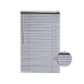 Xclusive Blinds 25mm 160 x 160cm Woodgrain PVC Blinds Silver
