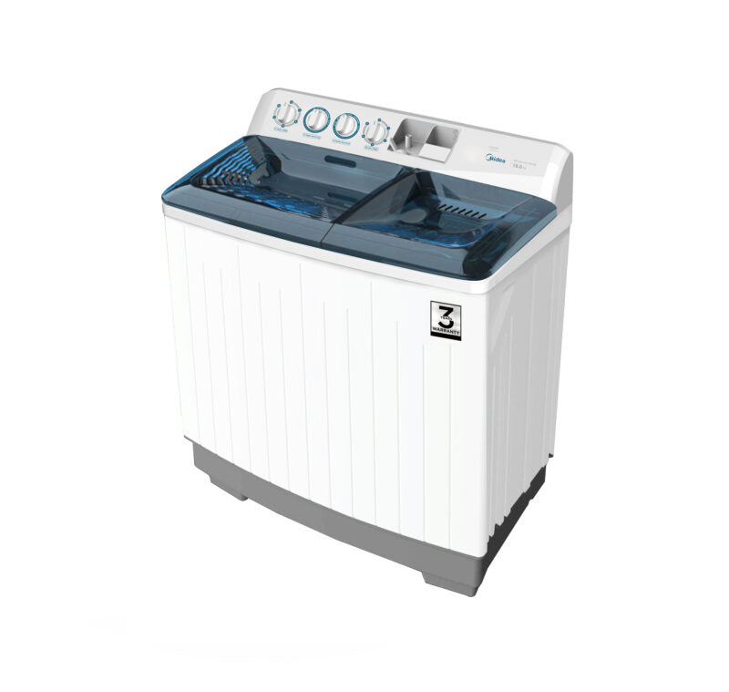 Midea 18kg Twin Tub Washing Machine White