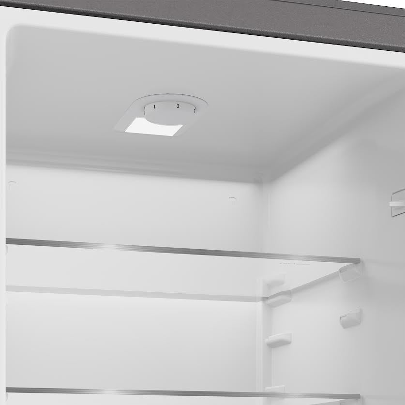 Defy 245L Fridge Freezer with Water Dispenser Metallic
