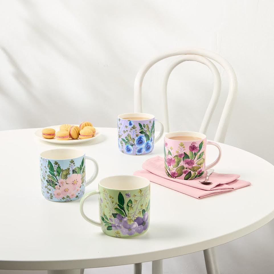 Maxwell & Williams 480ml Bouquet Mug Blue