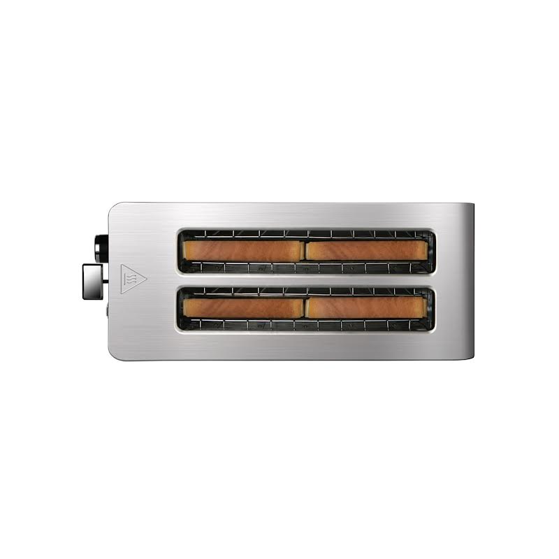 Taurus 4 Slice Stainless Steel Toaster Silver