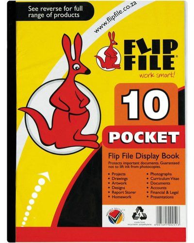 Kangaroo Flip File A4 Display Book