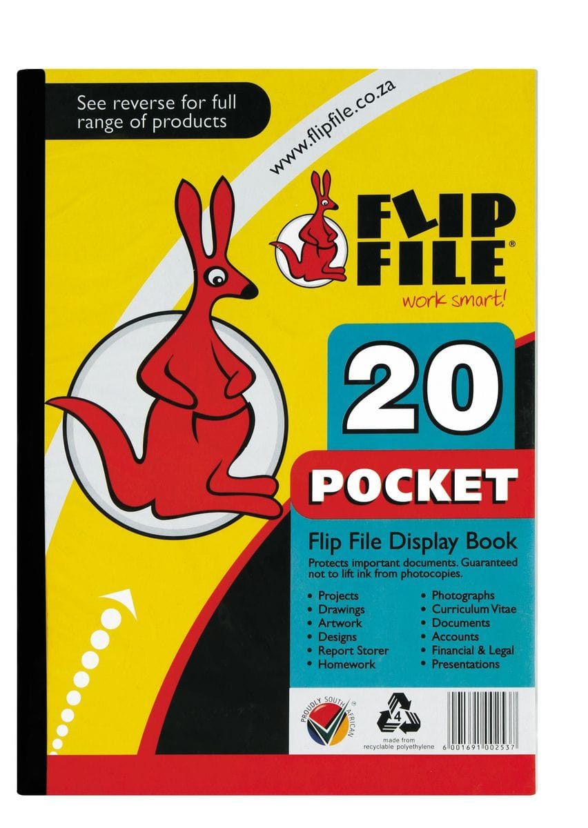Kangaroo Flip File A4 Display Book