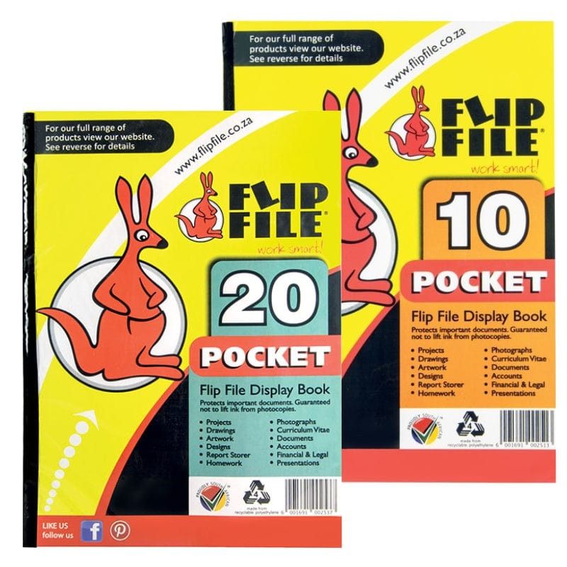 Kangaroo Flip File A4 Display Book