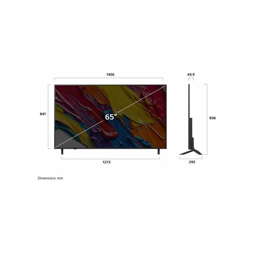 LG 65 inch QNED82A AI 4K Smart TV AI Magic Remote HDR10 WebOS25 2025 65QNED82A6A.AFAB