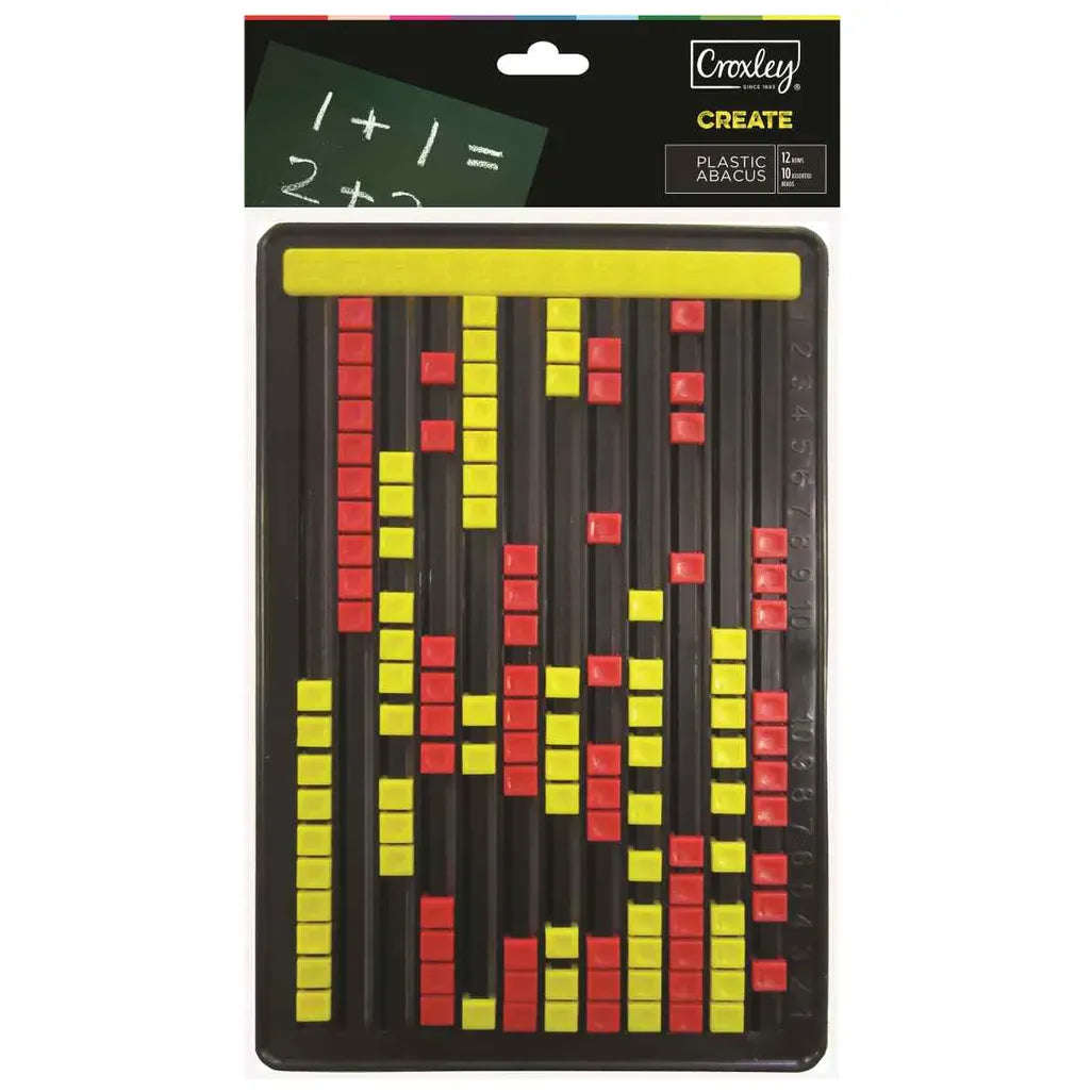 Croxley Plastic Abacus 120 Beads ABA0029