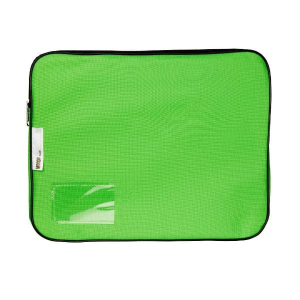 Meeco Gusset Book Bag Canvas Green