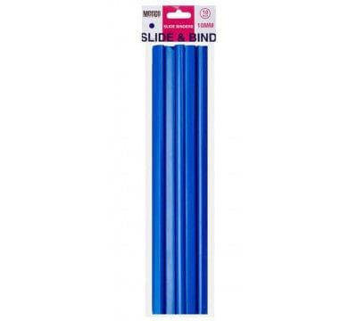 Meeco Slide Binder 10mm Blue - 10 Pack